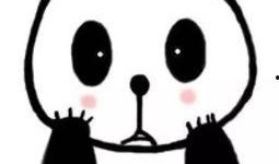 熊猫吃瓜漫画头像