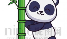 熊猫吃瓜漫画头像